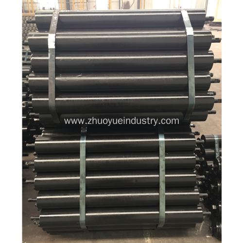 Belt Warehouse Flat Steel Conveyor Rollers